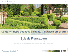 Tablet Screenshot of buisdefrance.com